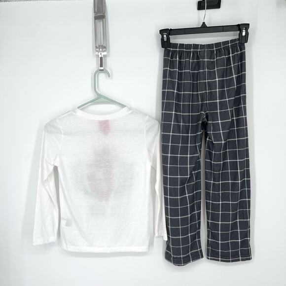 Family PJs Unisex Kids NEW Lil Deer Christmas Pajamas Set Size M/8 Gray, White - Picture 5 of 7